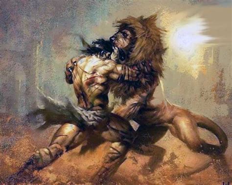 Τhe Nemean Lion and Hercules, Greece, Greek Mythology