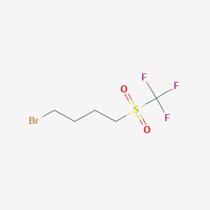 1-Bromo-4-trifluoromethanesulfonylbutane | C5H8BrF3O2S | CID 87839810 ...