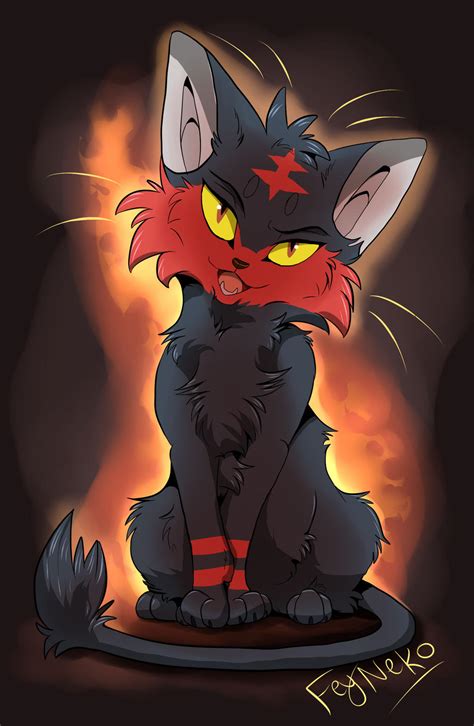 Litten by FeyNeko on DeviantArt