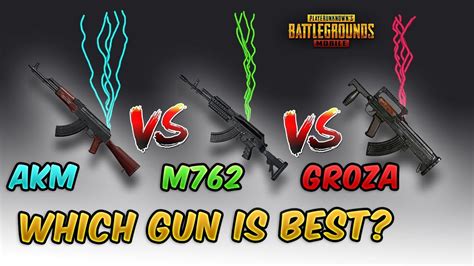 AKM Vs Groza Vs M762: Which Is The Best 7.62 AR In PUBG Mobile?