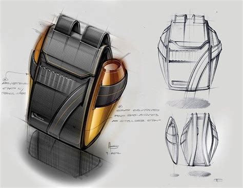 30 Inspiring Product Design Concept Sketches – Bashooka | Bagpack ...