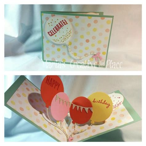 Maria's Creative Place: Balloon Pop Up Card