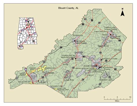 Maps of Blount County