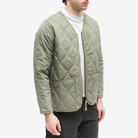 Taion Military Zip Down Jacket Sage Green | END. (DK)