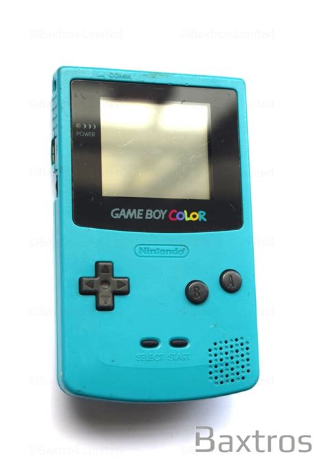 Nintendo Game Boy Color Turquoise Blue Hand Held Console | Baxtros