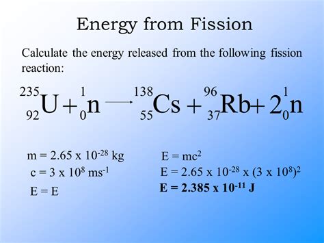 Fission and Fusion - Presentation Physics