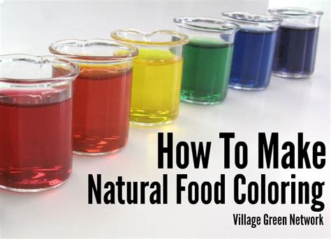 natural food coloring healthy easy organic homemade | Natural food ...