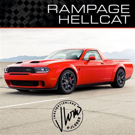 Dodge Rampage Pickup Makes a Digital Comeback With Hellcat Power ...