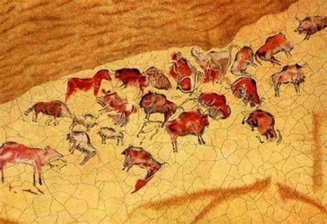 Altamira cave art Spain. Ice Age Cave Paintings Altamira Spain The ...