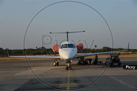 Image of Charter Flight Parked in Begumpet Airport , Hyderabad-UT331914 ...