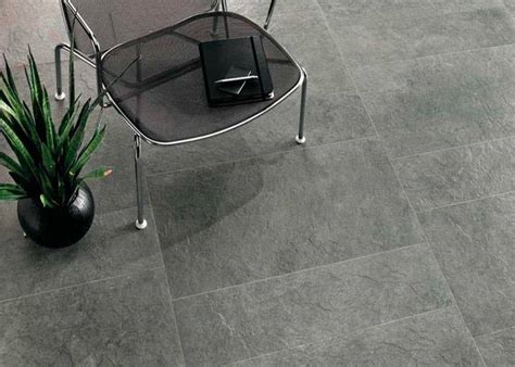 slate look porcelain stoneware floor tiles european eco label | Tile ...