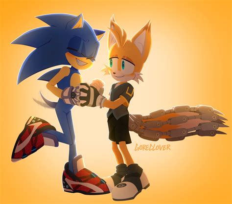 sonic and tails nine art by goreclover : r/SonTails