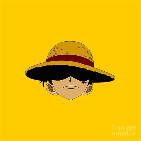 Pirate Luffy Straw Hat Drawing by Vicky Rahmawati - Pixels