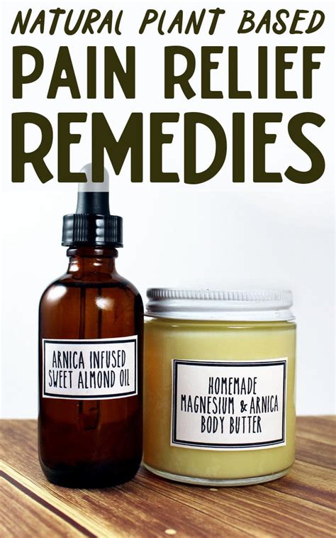 Natural Pain Relief Remedies for Body Aches, Pains & Bruises