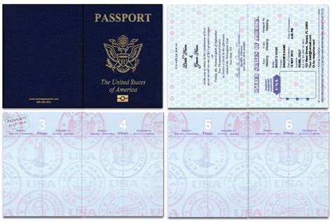 Passport 46, Standard Passport - Custom Passport Invitations | Passport ...