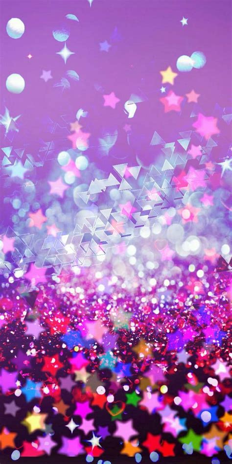 Pink And Purple Glitter Background