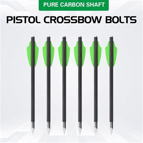 119612-03 Pure Carbon Crossbow Bolt With Dovetail Shape Vane