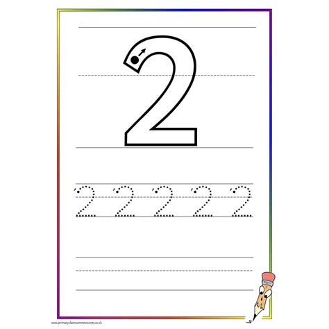 Number Formation Sheets – Primary Classroom Resources