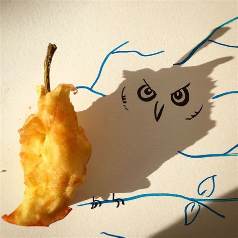 Artist Turns Shadows Of Everyday Objects Into Fun Illustrations (15 ...