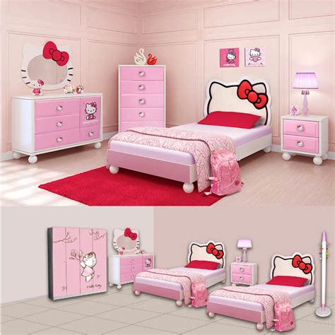 2017 Cheap Kids Bedroom Sets/Children Furniture Bedroom Set/Hello Kitty ...