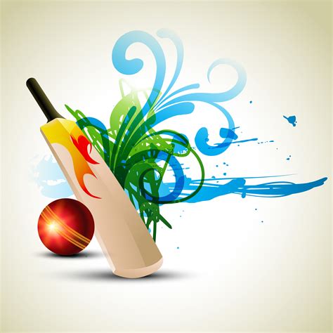 Cricket Background Design