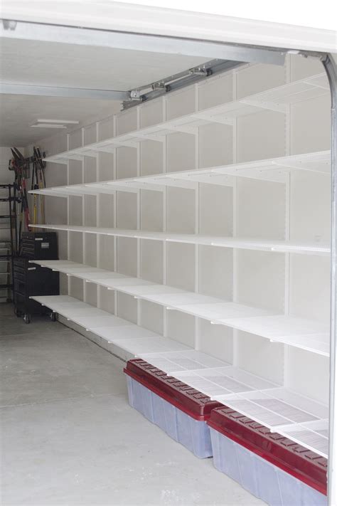 Simply Done: Custom Wall of Garage Shelving - simply organized | Garage ...