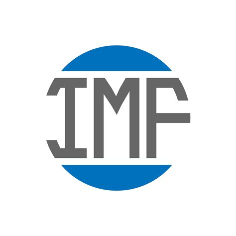 IMF letter logo design on white background. IMF creative initials ...