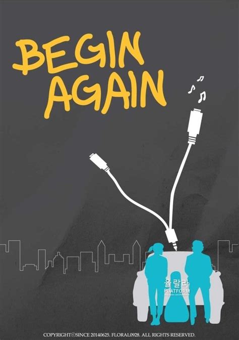 Begin again minimal poster design | Poster, Cine, Peliculas