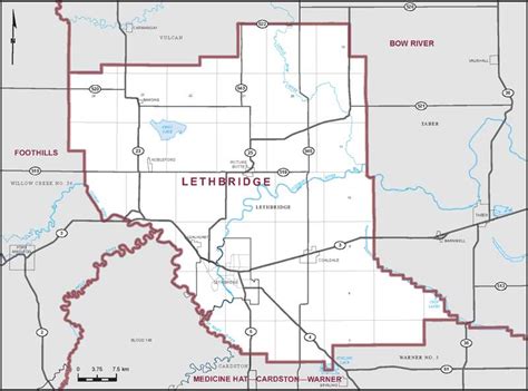 Lethbridge – Existing boundaries - Federal Electoral Districts ...