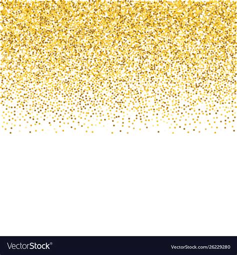 Background with gold glitter confetti faling gold Vector Image