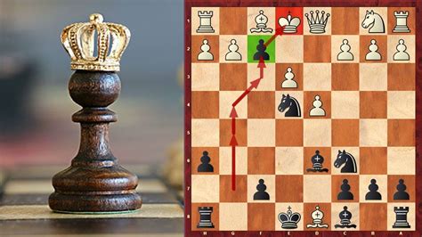 Queen Sacrifice Followed By A Checkmate With A Pawn! - YouTube