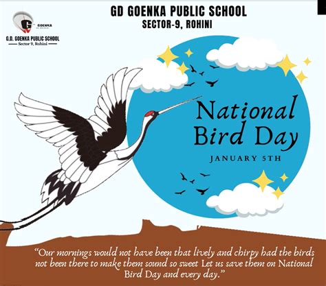 NATIONAL BIRD DAY - GD Goenka Rohini