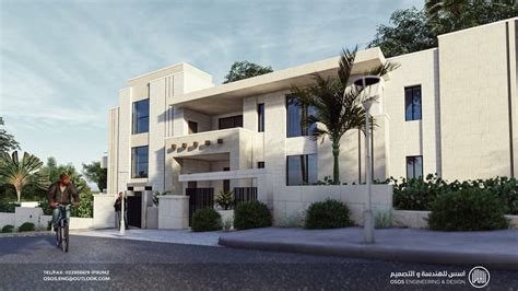 Two story modern villa on Behance