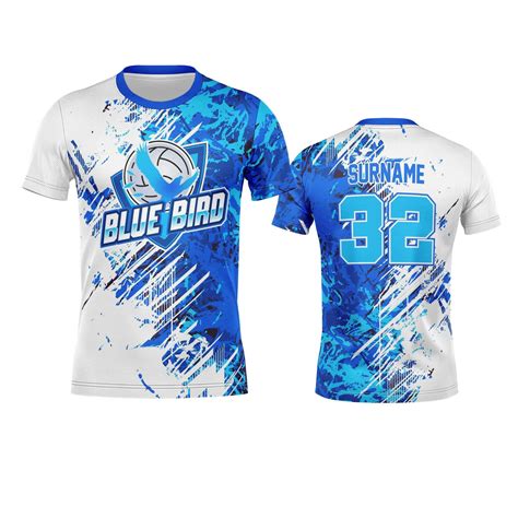 BLUEBIRD01 VOLLEYBALL PLAYER NEW TRENDY JERSEY SHIRT FREE CUSTOMIZE OF ...