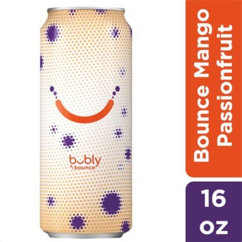 Bubly™ Bounce Caffeinated Mango Passionfruit Flavored Sparkling Water ...