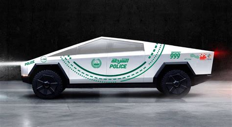 The Tesla Cybertruck might soon join the Dubai Police Department’s ...