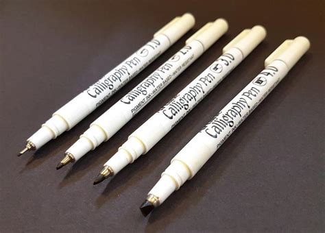 Different Types Of Calligraphy Pens