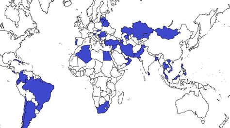 Overview of Member States distribution benefiting from IAEA Technical ...