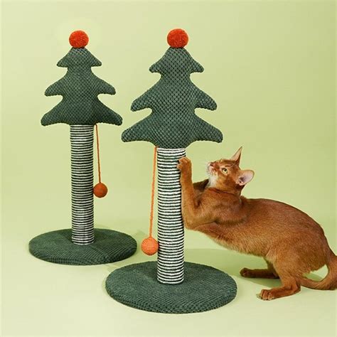 Pine Cat Scratching Post Cat Tree 27.6 Inches Cat Scratcher - Etsy