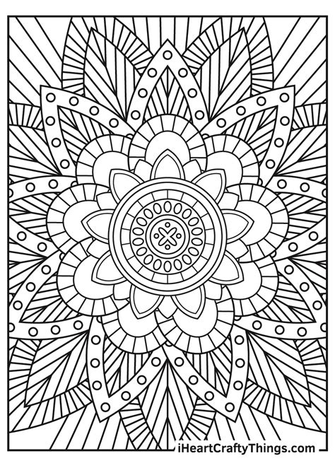 Printable Stress Relief Coloring Pages