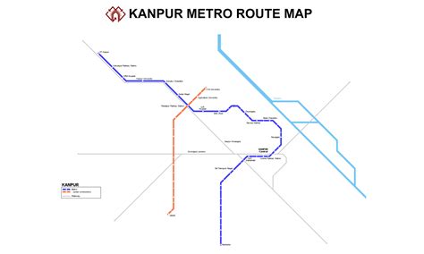 Kanpur Metro Map 2024, Stations & Metro Lines Maps - YoMetro