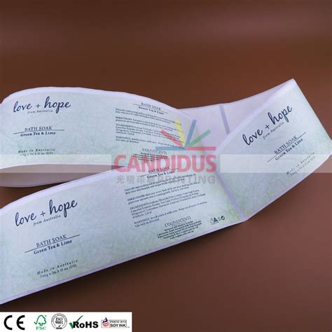 Special Anti-Tear Fiber Paper Sticker Label Printing - China Sticker ...