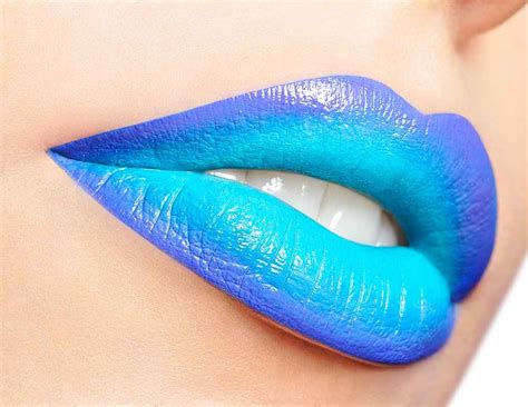 Blue lips #makeup | Blue lips, Lip makeup, Baby blue nails