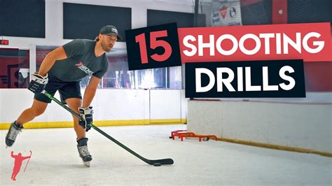 15 HOCKEY SHOOTING DRILLS (PERFECT FOR AT HOME) 🏒 - YouTube