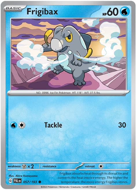 Frigibax - Paldea Evolved #57 Pokemon Card