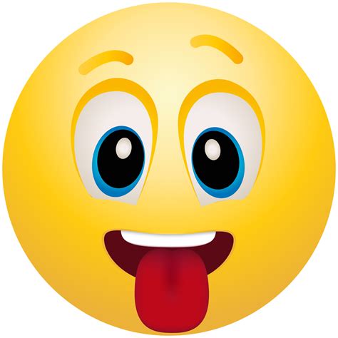 Emoticon Smiley Presentation Clip Art Tongue Out Cliparts Png | The ...