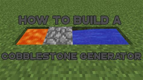 How To Make Stone Generator - Margaret Wiegel