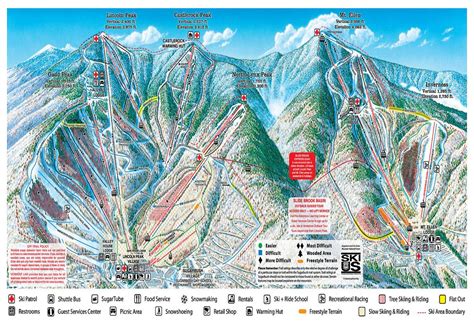 Sugarbush Piste Map | trails & marked ski runs | SNO