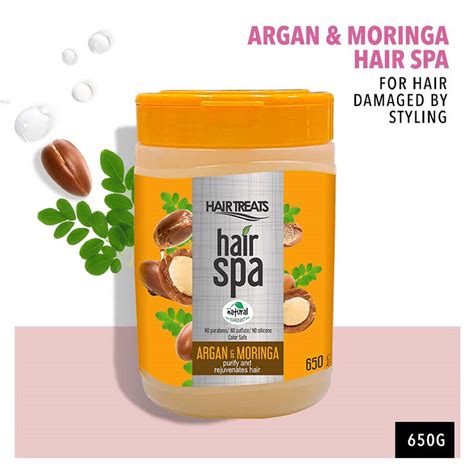 HAIR TREATS, Hair Spa Argan with Moringa 650g | Watsons Philippines