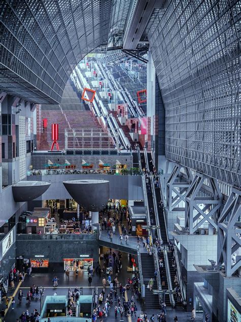 Kyoto Station, with its 12 floors of escalators | Tokyo travel, Kyoto ...